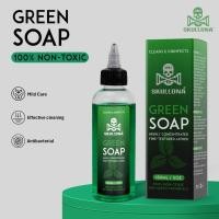 ราคา SKULLDNA Green Soap Premium Tattoo Cleanser 150ml (45463628478)