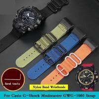 ราคา เปลี่ยนสายนาฬิกาสําหรับ Casio G-Shock Mudmaster GWG1000-1A GWG1000GB-1APR สายคล้อง Gshock GWG1000-1A สายรัดข้อมือไนลอนเข็มขัด (42532038383)