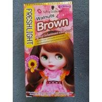 ราคา Schwarzkopf Freshlight Milky Hair Color สี Walnuts brown (17196706150)