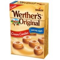 ราคา เวอร์เธอร์ลูกอมปราศจากน้ำตาลรสเนย 42กรัม Werthers Original Sugar Free Candies 42g. [หมายเลขบาร์โค้ด 4014400907902] (49012741807)