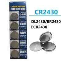 ราคา ถ่านกระดุมCR2430แบตเตอรี่ลิเธียม3V CR2430ใหม่ CR 2430 BR2430 DL2430 (24128602098)