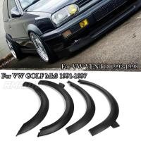 ราคา REXX 4pcs คิ้วล้อ Fender Flares สําหรับ VW GOLF Mk3 1991-1997/VW VENTO 1992-998 ยูโรรุ่นล้อ Arch Moulding Trim สปอยเลอร์ (48915708590)