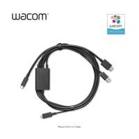 ราคา Wacom One 3 in 1 Cable (ACK4490602Z) สายเคเบิล 3-in-1 ของ Wacom One 12/ 13T (25859365193)