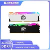 ราคา Bestoss Memoria RAM RGB DDR4 8GB 16GB 32GB (2x16GB) 3200Hz (43471938538)
