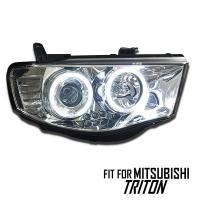 ราคา ไฟหน้าโปรเจคเตอร์ MITSUBISHI TRITON 06-13 ขาว วงแหวน (945804487)