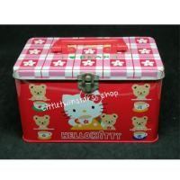 ราคา กล่องเหล็กคิตตี้ Vintage Hello kitty tin box in 1995 (11874727966)