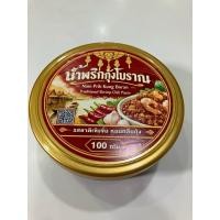 ราคา น้ำพริกกุ้งโบราณ เผ็ดน้อย 100 กรัม (58056306118)