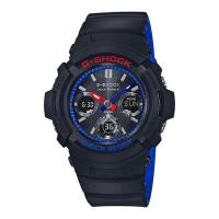ราคา Casio G-Shock นาฬิกาข้อมือผู้ชาย สายเรซิ่น รุ่น AWG-M100SLT-1A - สีดำ/น้ำเงิน (1107415632)