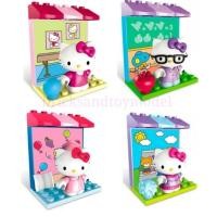 ราคา เลโก้คิตตี้ Hello Kitty Mega Blocks mini sets 4 packs (64849119)