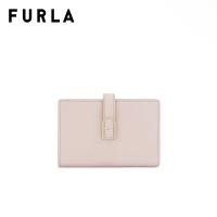 ราคา FURLA กระเป๋าสตางค์ผู้หญิง รุ่น FLOW S COMPACT WALLET สี AZALEA (29177407974)