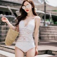 ราคา New ชุดว่ายน้ำวันพีช ลูกไม้ สีขาว (6151639937)