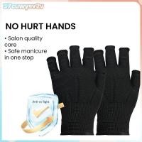 ราคา ถุงมือ37C ติดเล็บแบบไม่มีนิ้วสีดำป้องกันรังสียูวีสำหรับยาทาเล็บเจลโคมไฟ LED สำหรับป้องกันการทำเล็บ (50413745362)