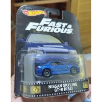 ราคา Hot Wheels Nissan Skyline GT-R (R34) Fast & Furious 1:64 (43023338469)