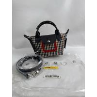 ราคา Longchamp Le Pliage Pied De Poule Collection Top Handle Bag ไซส์ XS (45410844609)