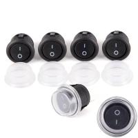 ราคา [DB] 1 PC 2-PIN ON-OFF SPST Round Dot Car Auto Roer Toggle Switch + ฝาครอบกันน้ํา TH (43782823291)