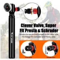 ราคา West Biking จักรยานปั๊มลมแบบพกพา 300PSI MTB Road Bike ยางปั๊มวัดความดันโลหะผสม Mini Ball จักรยานปั๊ม (18589070379)