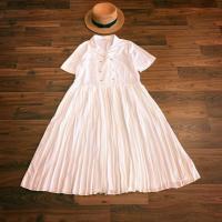 ราคา มิสเดรสอัดพลีทสีขาว* (55906796636)