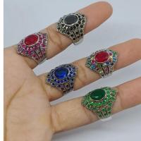 ราคา แหวนเงิน ล้อมพลอยนพเก้า พลอยหลากสี เสริมมงคล พร้อมส่ง (9017188506)