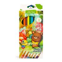 ราคา Little Tree 12 Colour Pencils ลิตเติ้ลทรี สีไม้ ดินสอสีแท่งยาว (กล่อง12สี) คุณภาพดี เกรดพรีเมียม (23866538856)