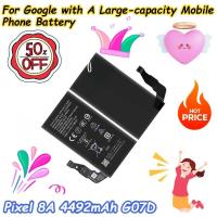 ราคา G07DF สําหรับ Google Pixel 8A พร้อมแบตเตอรี่โทรศัพท์มือถือ 4492mAh ความจุขนาดใหญ่ (51564523220)