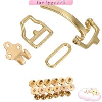 ราคา LANFYGOODS ชุดหัวเข็มขัด, คละไซส์ D-Shaped Design หัวเข็มขัดทองเหลือง, ทนทานทองเหลืองอเนกประสงค์ใช้หัวเข็มขัดโลหะสําหรับเข็มขัด (50416315096)