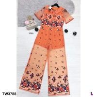 ราคา จั๊มสูทขายาว งานป้าย Bo Rich Ta size SM (ใหม่) (1933681020)