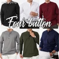 ราคา ❅▬เสื้อเชิ้ตคอจีน กระดุม4เม็ด เชิ้ตแขนยาว✨ oxford shirts เสื้อผ้าผู้ชาย (11361155371)