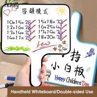 ราคา WITAK ไวท์บอร์ด, กระดานเขียนพลาสติกแบบใช้มือถือ, กระดานคําตอบสองด้านแบบลบได้แบบพกพา สํานักงานโรงเรียน (44615344164)
