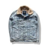 ราคา Hollister California Sherpa Denim Jacket รอบอก 40” (43153152405)