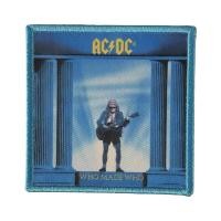 ราคา อาร์มติดเสื้อวง AC/DC PRINTED PATCH: WHO MADE WHO (STANDARD) (2020) ลิขสิทธิ์ของแท้ UK (29112561054)