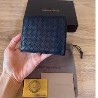 ราคา กระเป๋าสตางค์ Bottega Veneta ของแท้ 100% หนังแกะ สี Denim Blue (52354263975)