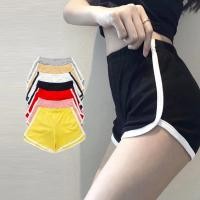 ราคา HOT SALEกางเกงขาสั้น แต่งแถบข้าง เอวยางยืดทรงเข้ารูป 7 สี (19736253468)