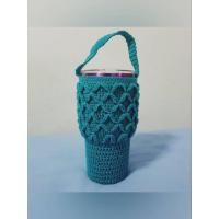 ราคา Yeti cup bag 30 oz. Handmade crochet. ถุงใส่แก้วเยติ กระเป๋าใส่แก้วเยติถุงหิ้วแก้วเยติ 30 oz. ลายดาว งานถักฝีมือ (23348045987)