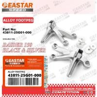 ราคา กเท้าหลัง(ซ้าย+ขวา) สเตย์พักหลัง สเตย์พักเท้า+พักเท้า for RAIDER 150 Black, Silver (24636317012)