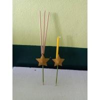ราคา (maeryrose) Candle incense set ธูปเทียนกระทง ธูปเทียนลอยกระทง ธูปเทียนปักกระทง ธูปเทียนชุด ธูปเทียนดอกไม้กระทง (4555204646)