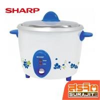 ราคา SHARP หม้อข้าว1ลิตร สีฟ้า รุ่น KSH-D11 BL (21925) (29228435067)
