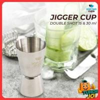 ราคา One Two Cups Bartender Jigger Double Shot ถ้วยตวง 15ml และ 30ml - LE2 (28145294547)