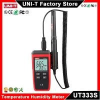 ราคา UNI-T UT333S เครื่องวัดความชื้นอุณหภูมิ 2 in 1 เครื่องวัดอุณหภูมิดิจิตอลไฮโกรมิเตอร์แยกประเภทอุณหภูมิความชื้นเซนเซอร์เครื่องทดสอบ (49051883770)