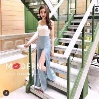 ราคา จั๊มสูท ขายาว ผ่าหน้า ซิปหลัง (806585494)