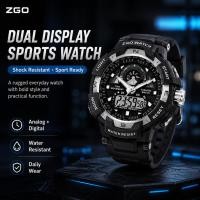ราคา ZGO นาฬิกาอิเล็กทรอนิกส์สําหรับชาย 50M กันน้ํากันกระแทก Luminous Light กีฬานักเรียนแนวโน้มของขวัญ 808 (41932435475)