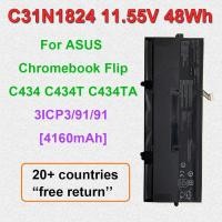ราคา สําหรับ ASUS Chromebook Flip C434 C434T C434TA C31N1824 แบตเตอรี่แล็ปท็อป C31PnC1 3ICP3/91/91 11.55V 48Wh 4160mAh แบตเตอรี่ Li-polymer (48562410662)