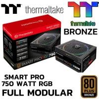 ราคา POWER SUPPLY (อุปกรณ์จ่ายไฟ) THERMALTAKE 750W SMART PRO RGB (80+ BRONZE) (29879835304)
