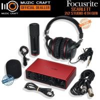 ราคา Focusrite Scarlett 2i2 Studio (4th Gen) *ของแท้ประกัน 1ปี* USB-C Audio Interface ออดิโอ อินเตอร์เฟส, iOS/ Mac/ PC (44357004573)