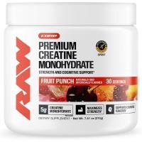 ราคา RAW Nutrition Creatine Monohydrate Powder, Punch (30 Serings) - Micronized Creatine Monohydrate plement for Workout Performance, Build Muscle Strength - Creatine Powder for Men (49563841129)