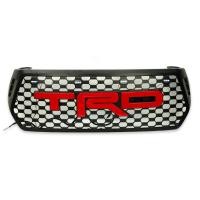 ราคา กระจังหน้า V6 โลโก้ "TRD" สีแดง แบบมีไฟ LED โตโยต้า ไฮลัค รีโว่ ร้อคโค่ สีดำ สำหรับ Toyota Hilux Revo Rocco ปี 2018-2019 (3721416736)