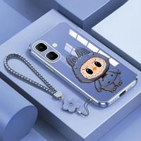 ราคา INFINIX Smart 20 Case Doll Motif Mirror Glass Holder แถมฟรีสายคล้องดอกไม้ระดับพรีเมียม (55813545903)