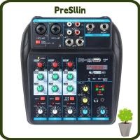 ราคา สั่งซื้อล่วงหน้า DJ Console Mixer, Bluetooth 4 Channel Audio Mixer, Monitor Karaoke System พร้อมคอนโซลผสม DJ แบบพกพา 48V Phantom Power (53766974585)