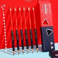 ราคา LUNAPUL 12 ชิ้น/เซ็ต Hand Builders เครื่องมือ,วาดเครื่องหมาย Red & Blue ดินสอสองหัว, ไม้เขียนดินสอสีก่อสร้างลูกเรือ (49965808535)