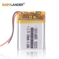 ราคา 502025 แบตเตอรี่ลิเธียมโพลิเมอร์แบบชาร์จไฟได้ 3.7V 180mAh 052025 สําหรับ MP3 DVR GPS MP4 (55012859673)