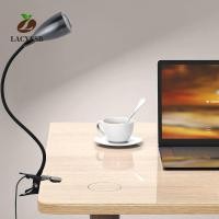 ราคา LACYSB โคมไฟตั้งโต๊ะแบบหนีบ, ไฟหนังสือแบบยืดหยุ่นคอห่านแบบยืดหยุ่น, แคลมป์โลหะอเนกประสงค์ USB Charger 10 ความสว่างหรี่แสงได้ LED โคมไฟตั้งโต๊ะอ่าน (47616969685)